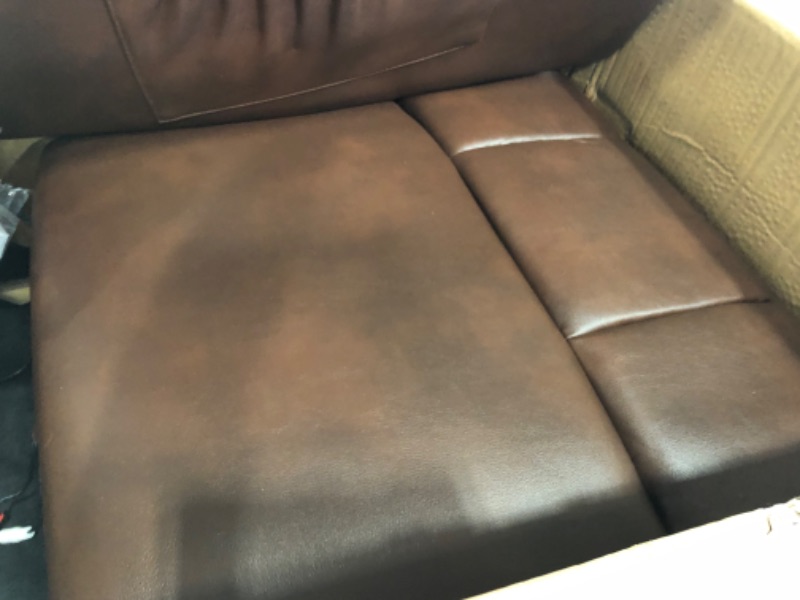 Photo 4 of **MISSING PARTS**
YITAHOME Electric Power Lift Recliner Chair for Elderly, Faux Leather Recliner Chair with Massage and Heat, Spacious Seat, USB Ports, Cup Holders, Side Pockets, Remote Control ?Dark Brown?
