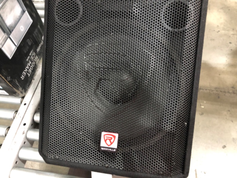 Photo 10 of **NOT FUNCTIONAL** AND DAMAGED**
Rockville RSM15A 15" 1400 Watt 2-Way Powered Active Stage Floor Monitor Speaker
