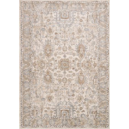 Photo 1 of **USED-NEEDS CEANING**
Loloi II Teagan Area Rug in Ivory/Sand 5'-3" X 7'-6" Lord & Taylor
