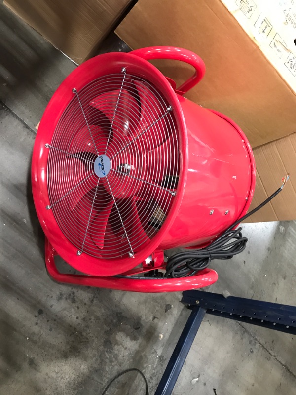 Photo 3 of 
iLIVING
(Brand Rating: 4.2/5)
Explosion Proof 12 in. Ventilation Floor Fan, With 550-Watt, 2720 CFM, Red