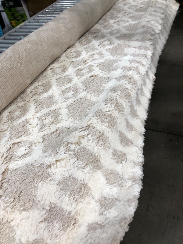 Photo 3 of **USED-NEEDS CEANING**
Urban Shag USG-2303 7'10" X 10'2" Rectangle Global Rugs in Cream
