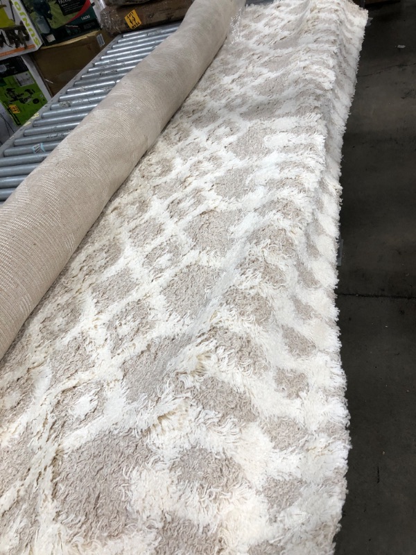 Photo 4 of **USED-NEEDS CEANING**
Urban Shag USG-2303 7'10" X 10'2" Rectangle Global Rugs in Cream

