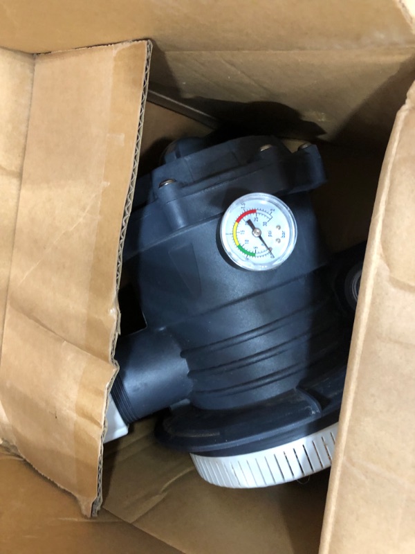 Photo 2 of **USED-NEEDS CLEANING**
INTEX 26651EG SX3000 Krystal Clear Sand Filter Pump for Above Ground Pools, 16in, Light gray
