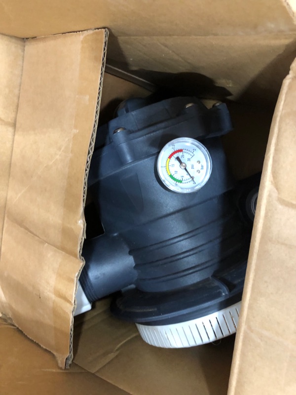 Photo 1 of **USED-NEEDS CLEANING**
INTEX 26651EG SX3000 Krystal Clear Sand Filter Pump for Above Ground Pools, 16in, Light gray
