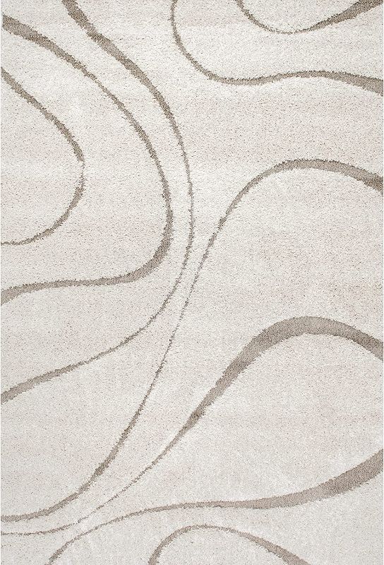 Photo 1 of **MINOR DIRT STAINS ON SIDE FROM PACKAGING**
nuLOOM Carolyn Cozy Soft & Plush Shag Area Rug, 8 ft x 11 ft, Cream
