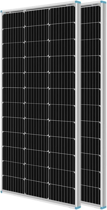 Photo 1 of   2PCS Solar Panels 100 Watt 12 Volt,