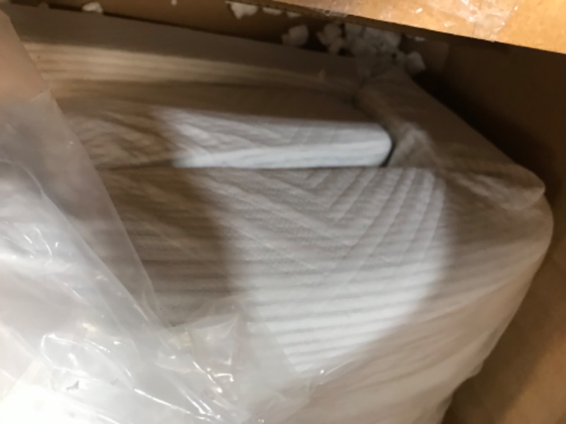 Photo 2 of **OPENED**
Twin Size Bed in a Box, Memory Foam Mattress, White - TWIN 38-74
