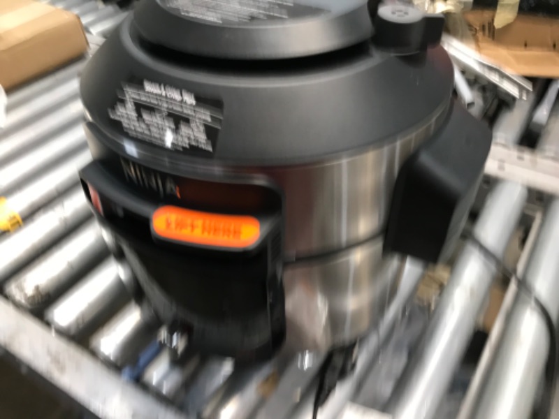 Photo 7 of **NOT FUNCTIONAL**PARTS ONLY**
Ninja OL501 Foodi 6.5 Qt. 14-in-1 Pressure Cooker Steam Fryer with SmartLid, that Air Fries, Proofs & More, with 2-Layer Capacity, 4.6 Qt. Crisp Plate & 25 Recipes, Silver/Black
