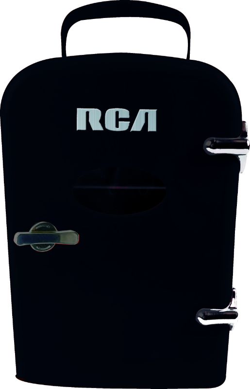 Photo 1 of **USED**
RCA Retro Portable 6 Can Capacity Beverage Cooler RMIS129 Black
