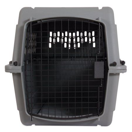 Photo 1 of **minor damage**
Aspen Pet Traditional Dog & Cat Carrier, Light Gray, 28-in
