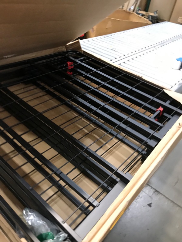 Photo 4 of **76 X 80** USED**
Basics Foldable, 14" Metal Platform Bed Frame with Tool-Free Assembly, No Box Spring Needed - King
