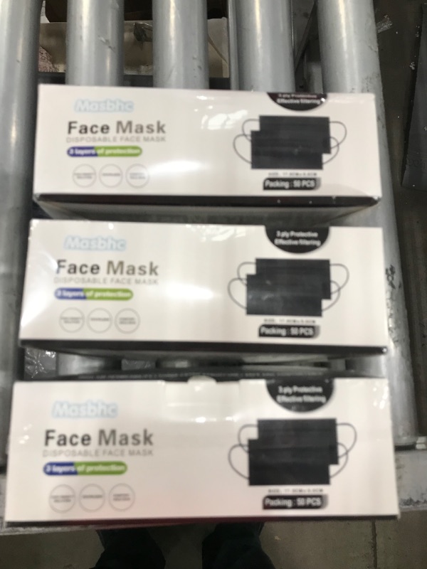 Photo 2 of 3-PACK
Masbhc Disposable Face Mask 4 Ply Comfortable Masks 50Pcs
