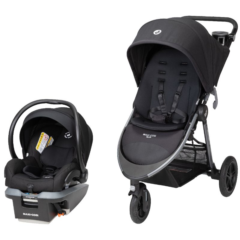 Photo 1 of **USED-LOOSE COMPONENTS**
Maxi-Cosi Gia Xp 3-Wheel Travel System, Midnight Black
