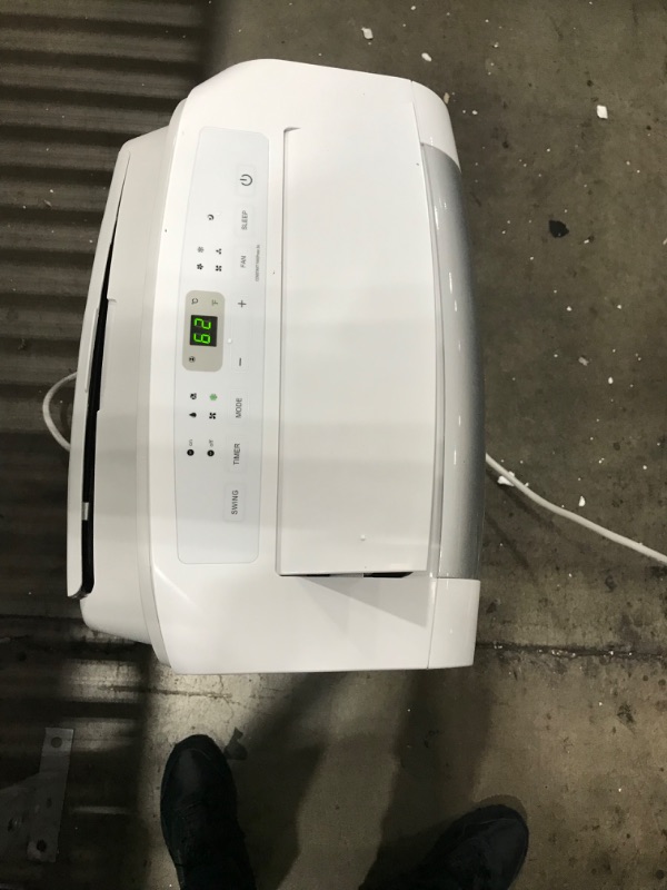 Photo 6 of **MINOR DAMAGE**
Whynter ARC-148MS 14,000 BTU Portable Air Conditioner, Dehumidifier, Fan with Activated Carbon SilverShield Filter for Rooms up to 450 sq ft, 16 x 19 x 30 inches, White

