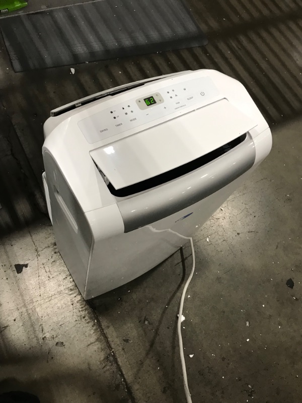 Photo 5 of **MINOR DAMAGE**
Whynter ARC-148MS 14,000 BTU Portable Air Conditioner, Dehumidifier, Fan with Activated Carbon SilverShield Filter for Rooms up to 450 sq ft, 16 x 19 x 30 inches, White
