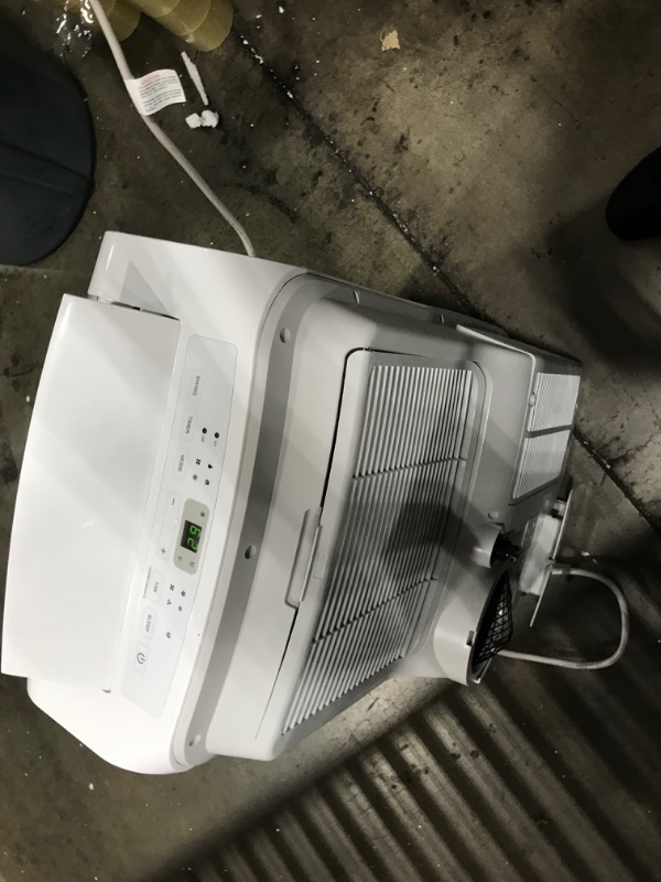 Photo 7 of **MINOR DAMAGE**
Whynter ARC-148MS 14,000 BTU Portable Air Conditioner, Dehumidifier, Fan with Activated Carbon SilverShield Filter for Rooms up to 450 sq ft, 16 x 19 x 30 inches, White
