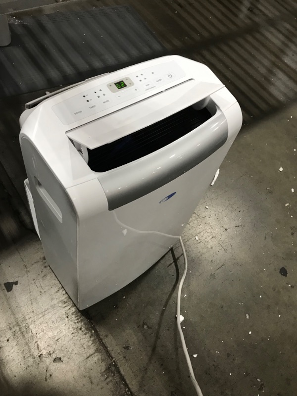 Photo 4 of **DAMAGE**PARTS ONLY**
Whynter ARC-148MS 14,000 BTU Portable Air Conditioner, Dehumidifier, Fan with Activated Carbon SilverShield Filter for Rooms up to 450 sq ft, 16 x 19 x 30 inches, White
