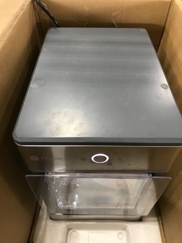 Photo 4 of ***PARTS ONLY*** 
GE Profile Opal | Countertop Nugget Ice Maker with Side Tank | Portable Ice Machine Makes up to 24 Lbs. of Ice per Day | Stainless Steel Finish
