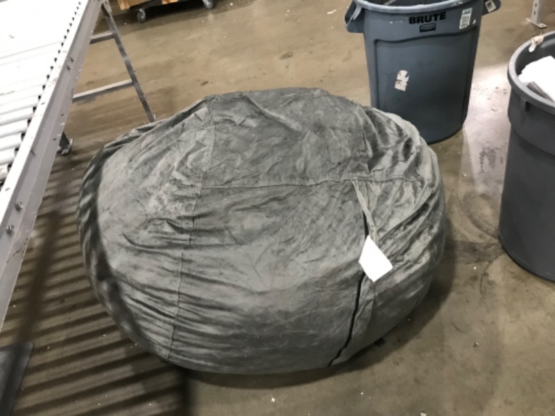 Photo 1 of **USED**
Chill Sack Bean Bag Chair: Giant 5' Memory Foam Furniture Bean Bag - Big Sofa with Soft Micro Fiber Cover - Charcoal
