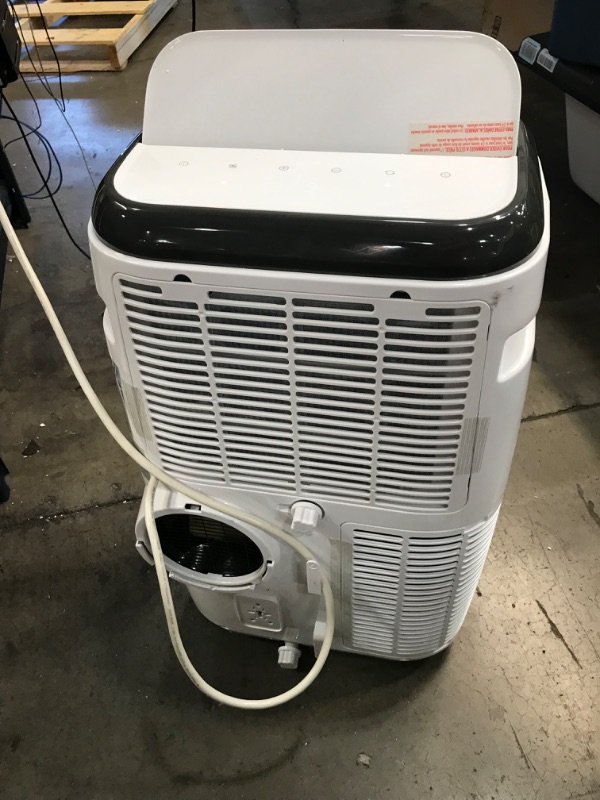 Photo 5 of 10,000 BTU; 6,000 BTU (SACC/CEC) Portable Air Conditioner with Double Motor, Dehumidifier and Remote, White