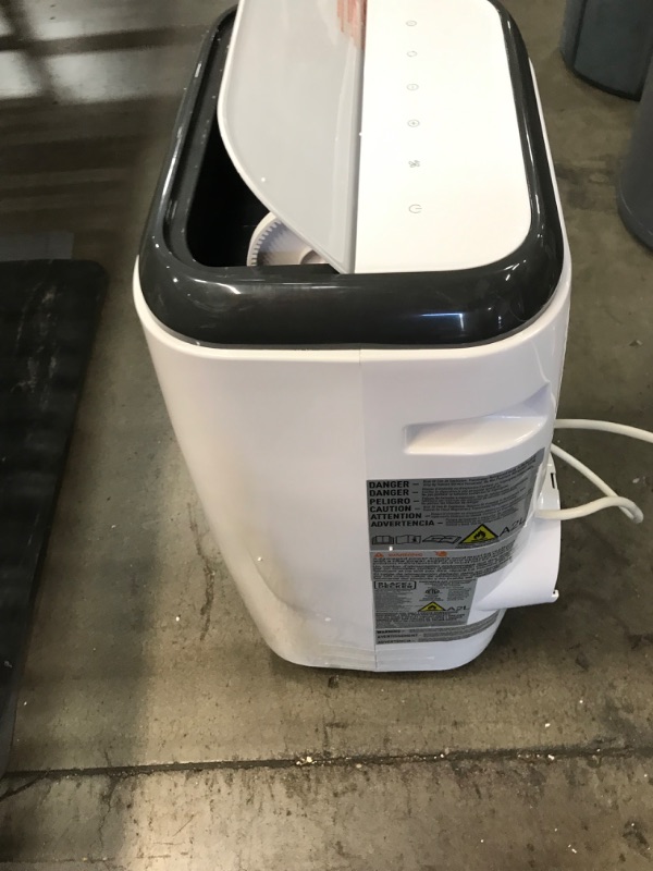 Photo 4 of 10,000 BTU; 6,000 BTU (SACC/CEC) Portable Air Conditioner with Double Motor, Dehumidifier and Remote, White