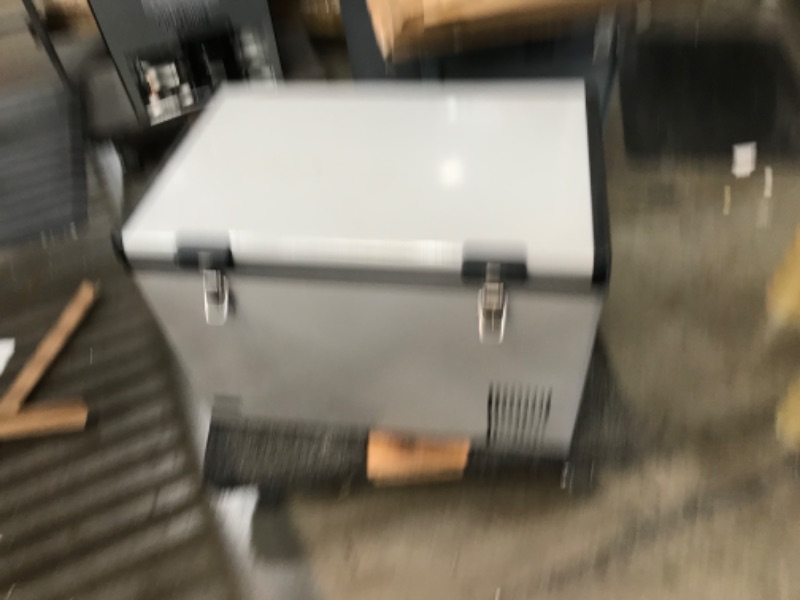 Photo 1 of **UNABLE TO TEST-MISSING CONNECTION**
Whynter FM-65G 65 Quart Portable Refrigerator, AC 110V/ DC 12V True Freezer for Car, Home, Camping, RV-8°F to 50°F, One Size, Gray
