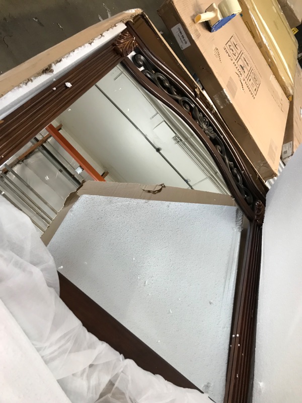Photo 1 of **OPENED**
Signature Design by Ashley® Leahlyn Warm Brown Bedroom Mirror
