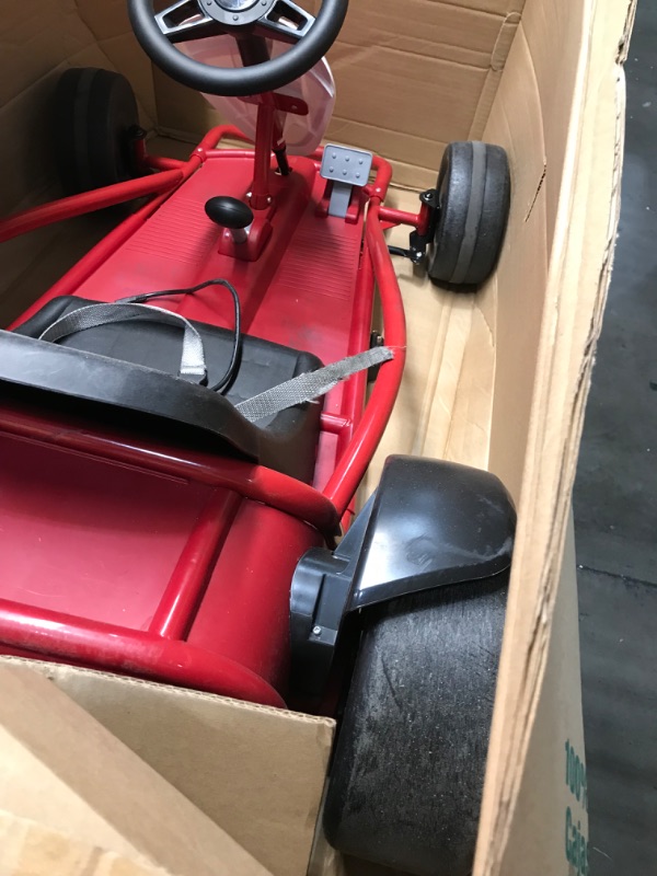 Photo 2 of **MISSING FLAG-USED**
Radio Flyer Ultimate Go-Kart, 24 Volt Outdoor Ride On Toy | Ages 3-8 | 940Z Model , Red
