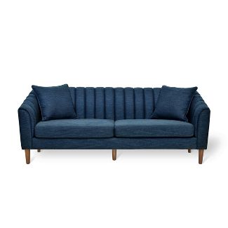 Photo 1 of ***BOX 2 OF 2 ONLY*** Ansonia Contemporary Fabric 3 Seater Sofa - Christopher Knight Home


