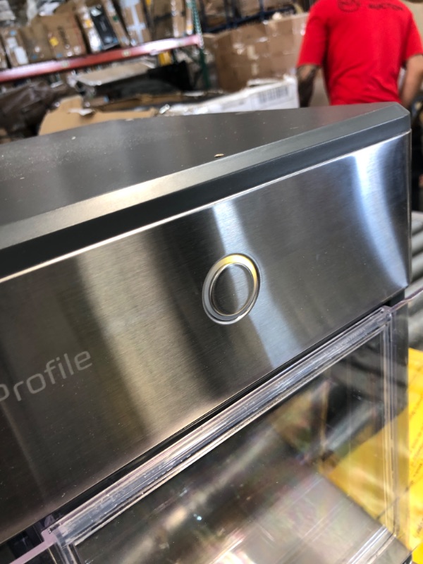 Photo 1 of GE Profile Opal | Countertop Nugget Ice Maker with Side Tank | Portable Ice Machine Makes up to 24 lbs. of Ice Per Day | Stainless Steel Finish
