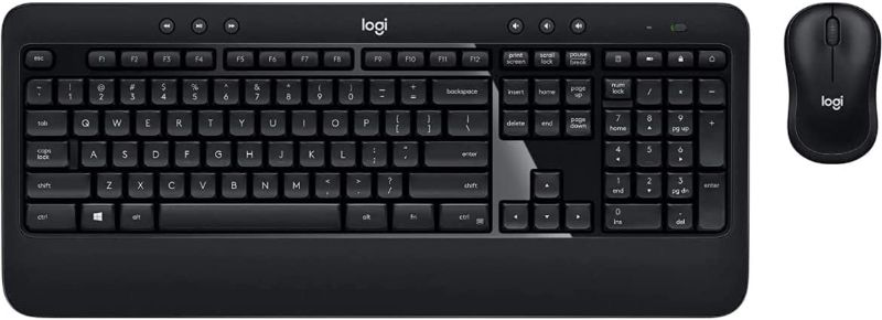 Photo 1 of Logitech K540e Wireless Keyboard and M185 Wireless Mouse Combo — Keyboard and Mouse Included, Long Battery Life (with Mouse)
