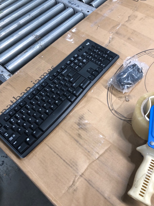 Photo 1 of Logitech K540e Wireless Keyboard and M185 Wireless Mouse Combo — Keyboard and Mouse Included, Long Battery Life (with Mouse)
