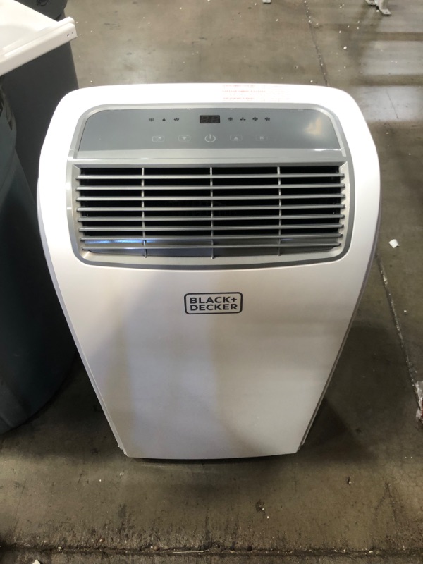 Photo 3 of BLACK+DECKER 8,000 BTU Portable Air Conditioner with Remote Control, White
