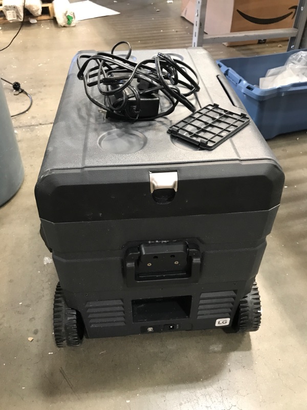 Photo 3 of ***PARTS ONLY*** Newair 48 Qt. Portable 12v Electric Cooler with LG Compressor, Fridge and Freezer, Rugged Wheels, and Solar Power Input, Perfect Plug-In Cooler for Camping, Trucks, Travel, Car and Home
