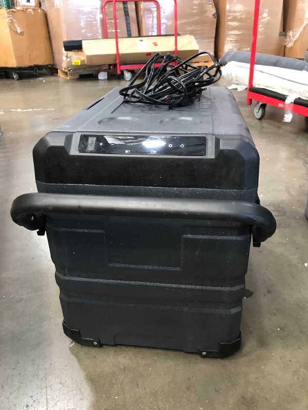 Photo 2 of ***PARTS ONLY*** Newair 48 Qt. Portable 12v Electric Cooler with LG Compressor, Fridge and Freezer, Rugged Wheels, and Solar Power Input, Perfect Plug-In Cooler for Camping, Trucks, Travel, Car and Home
