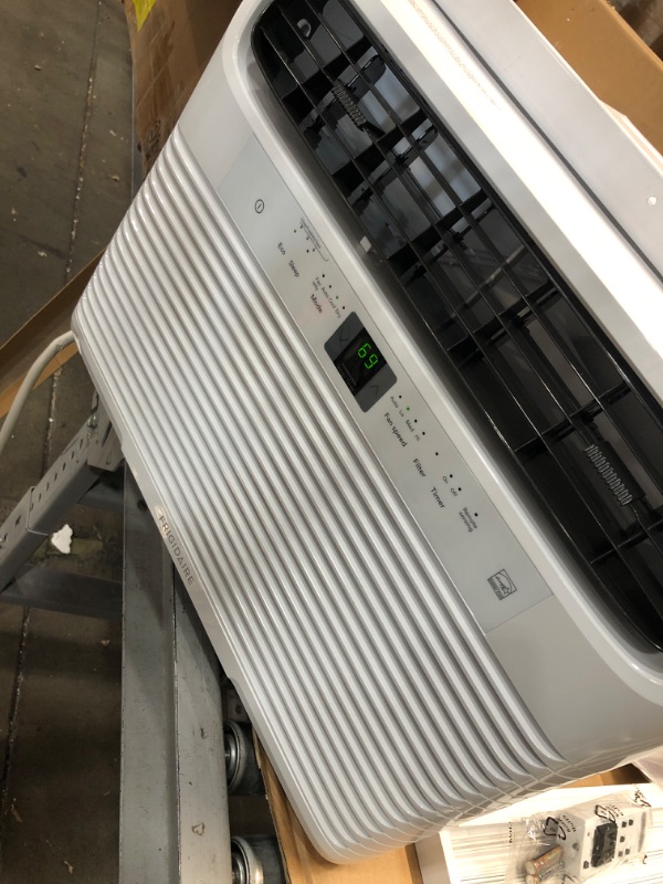 Photo 2 of FRIGIDAIRE 12,000 BTU 115V Window-Mounted Compact Air Conditioner with Remote Control, White