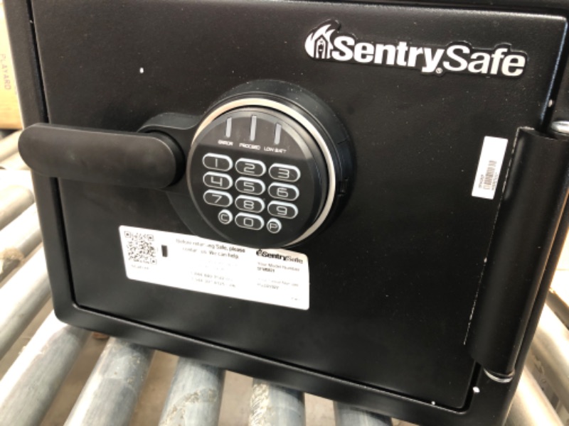 Photo 2 of SentrySafe SFW082F Fireproof Waterproof Safe with Digital Keypad, 0.82 Cubic Feet, Black
