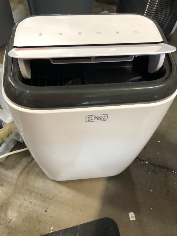 Photo 3 of BLACK+DECKER 14,000 BTU Portable Air Conditioner with Remote Control, White
