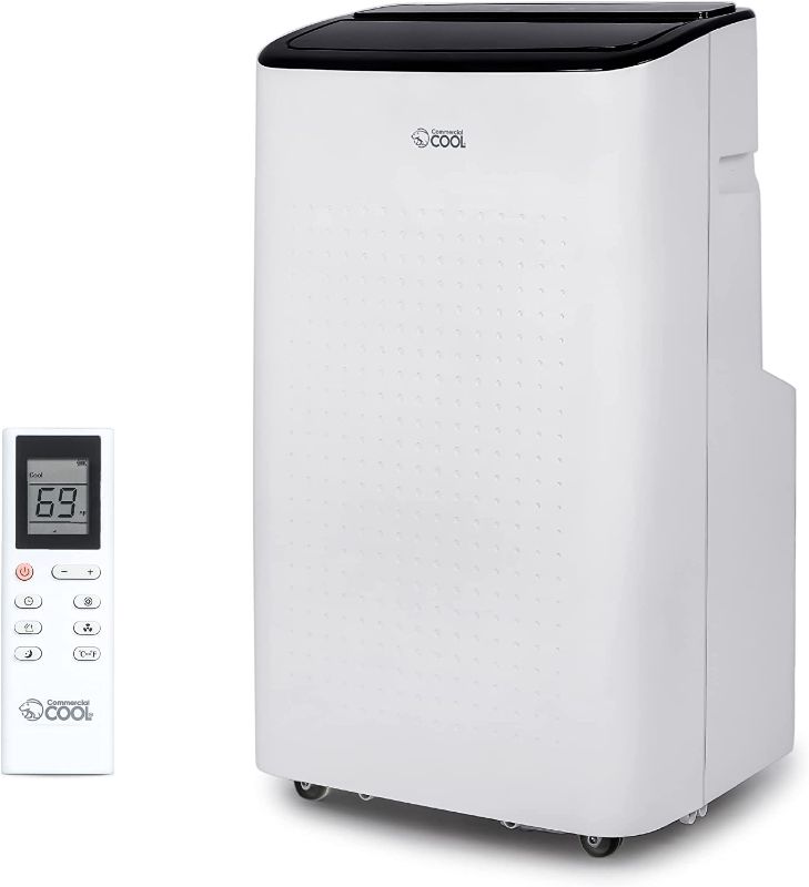 Photo 1 of Commercial Cool CCP10HJW Heat Unit with Dehumidifier & Fan Portable-air-conditioners, 15000 BTU, White
