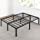 Photo 1 of 18 Inch Metal Platform Bed, Heavy Duty Steel Slats, No Box Spring Needed, Easy Assembly, Black, Queen