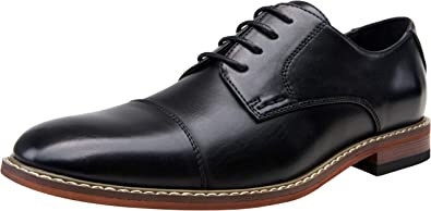 Photo 1 of size 12----Vostey Men's Dress Shoes Oxford Shoes Formal Dress Shoes for Men Business Derby Shoes
