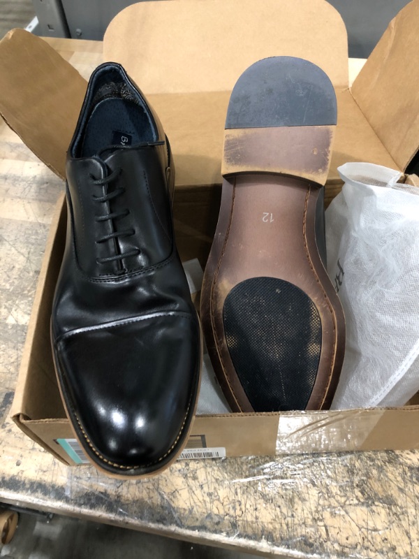 Photo 1 of size 12----Vostey Men's Dress Shoes Oxford Shoes Formal Dress Shoes for Men Business Derby Shoes

