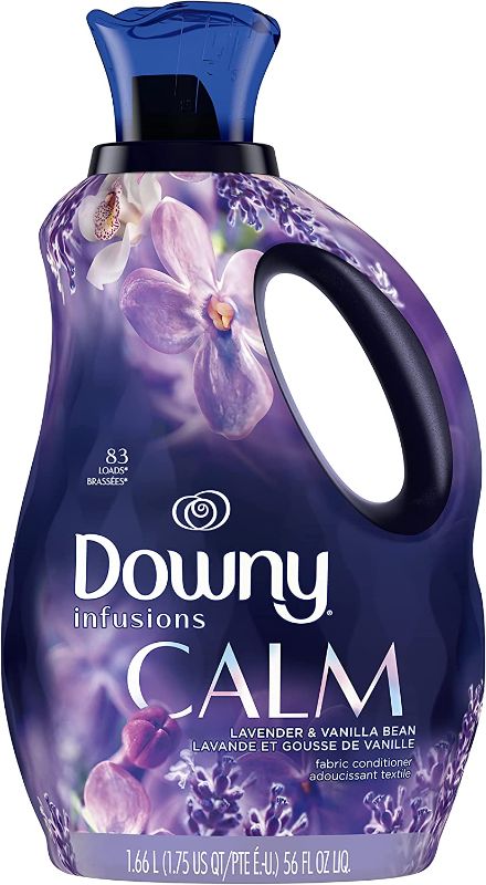 Photo 1 of 2PCKS OF Downy Infusions Liquid Fabric Softener, Calm, Lavender & Vanilla Bean, 56 fl oz
