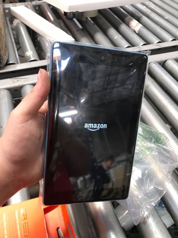 Photo 1 of Fire 7 tablet, 7" display, 16 GB, (2019 release), Twilight Blue, without lockscreen ads
