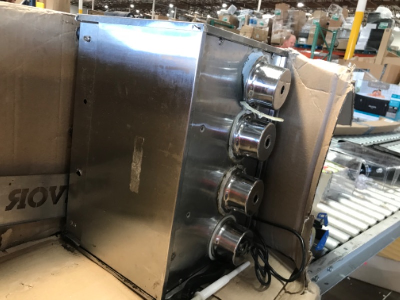 Photo 2 of VEVOR Commercial Beverage Dispenser,12.7 Gallon 48L 4 Tanks Ice Tea Drink Machine,12 Liter Per Tank 325W Stainless Steel Food Grade Material,110V Fruit Juice Equipped with Thermostat Controller
