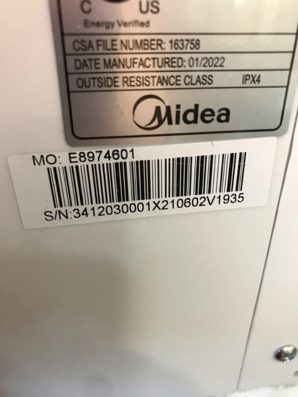 Photo 5 of Midea 12,000 BTU U-Shaped Smart Inverter Window Air Conditioner–Cools up to 550 Sq. Ft., Ultra Quiet with Open Window Flexibility, Works with Alexa/Google Assistant, 35% Energy Savings, Remote Control
