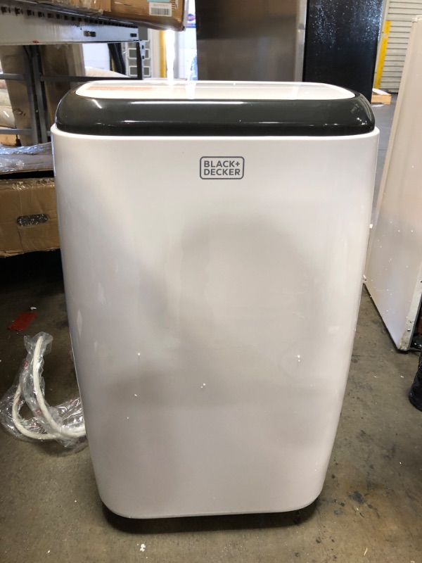 Photo 1 of BLACK+DECKER 14,000 BTU Portable Air Conditioner with Remote Control, White
