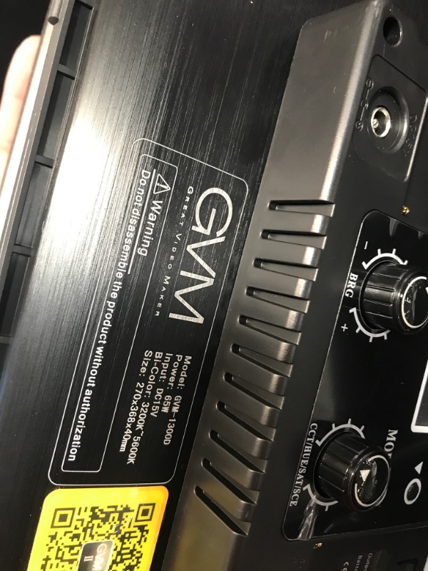 Photo 1 of GVM 1300D RGB LED Video Light, 65W Video Lighting Kit with Bluetooth Control, 25000lux/0.5m, 2 Packs Led Panel Light for YouTube Studio, Video Shooting, Broadcasting, Conference, 8 Kinds Scene Modes Red