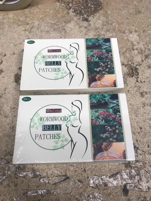 Photo 2 of 2 of- MDalong Belly Button Patch, All Natural & Premium Ingredients Herbal Abdomen Waist Path, Moxa Hot Moxibustion Mugwort Navel Sticker 30pcs