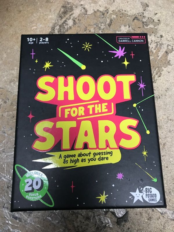 Photo 2 of Big Potato Shoot for The Stars — The Rocket-Powered Trivia Game for Adults and Family — Board Games for Teens, Kids and Aliens Alike